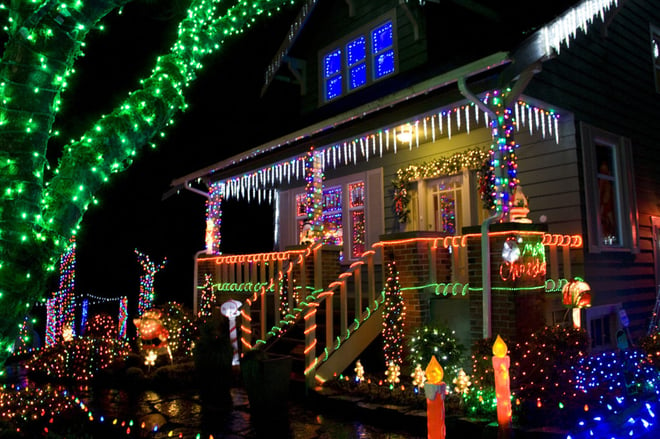 Et hus som gleder seg til jul